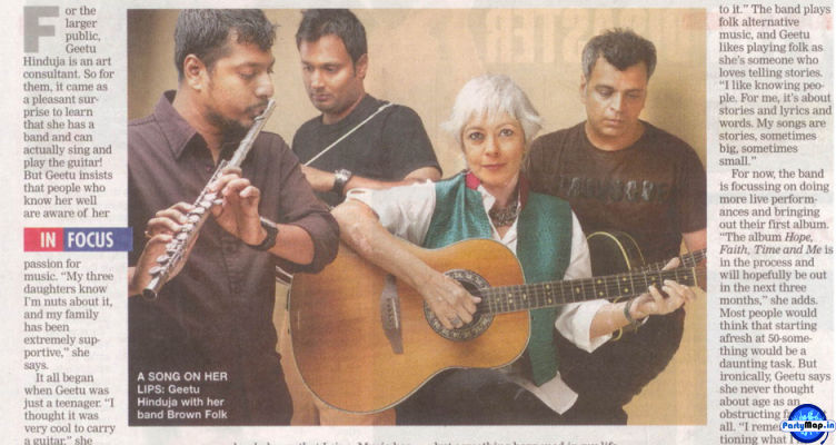 Photo of Brown Folk at an appearance