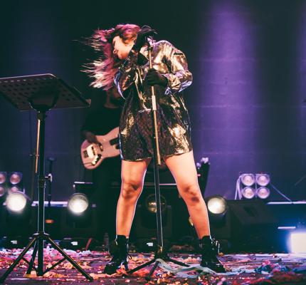 Photo of Aastha Gill at an appearance